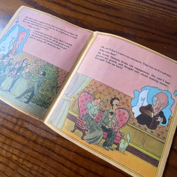 A Christmas Carol Book and Record from Peter Pan Records 1977 45 RPM - Picture 6 of 7